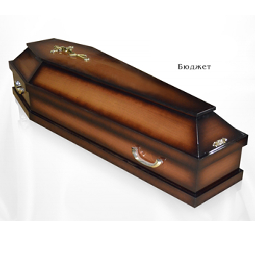 Купить гроб полированный "Бюджет" в магазине "Венок на заказ"