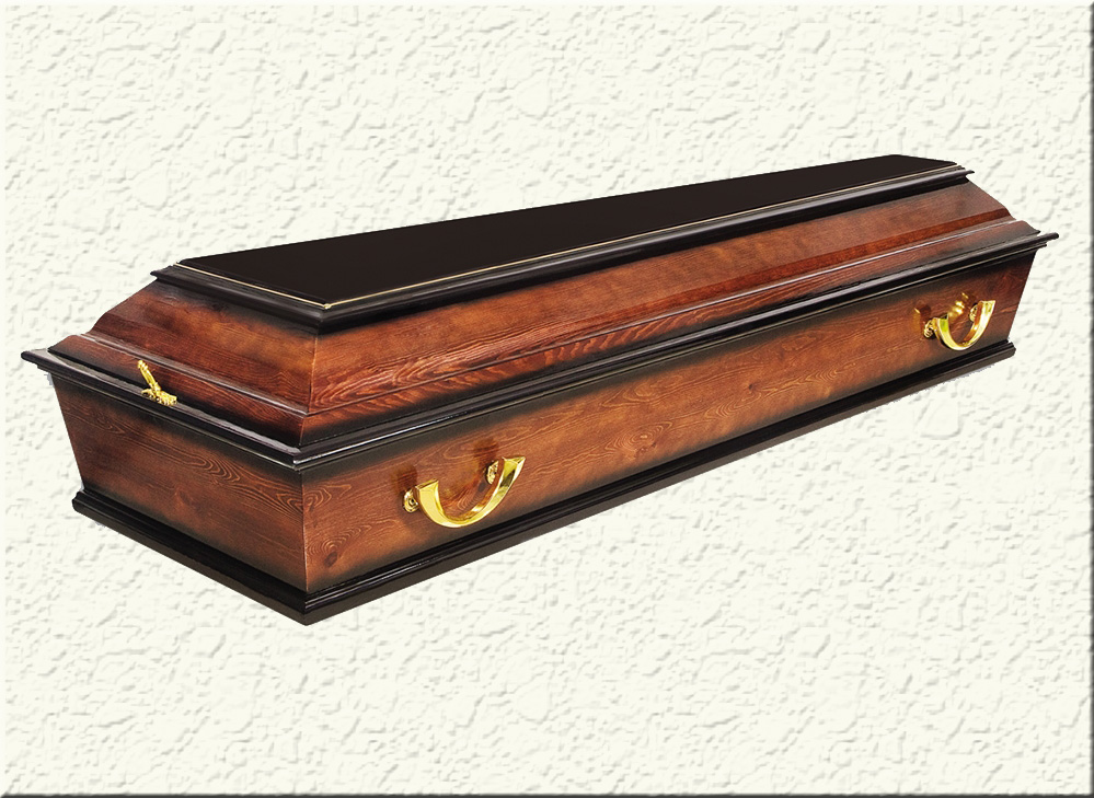 Ритуальные услуги - заказать гроб полированный Ватерлоо б-4