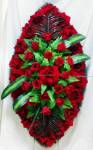 Ритуальный венок из искусственных цветов "Элитный-10" - Фото
