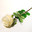 Роза искусственная ГЛОРИЯ H-65 см белая