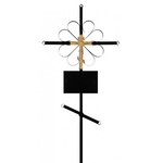 Крест металлический с распятием 
