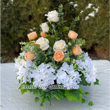 Цветы для кладбища Клумба МАКСИ Премиум 70см