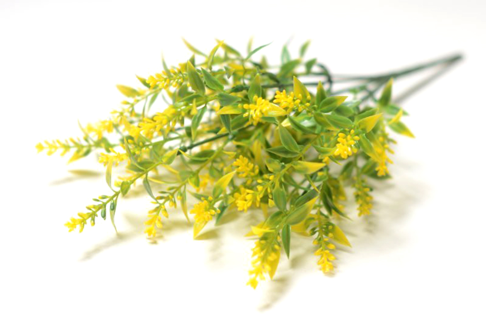 Букет искусственный мелкоцвет H-35см желтый - Искусственные цветы в розницу