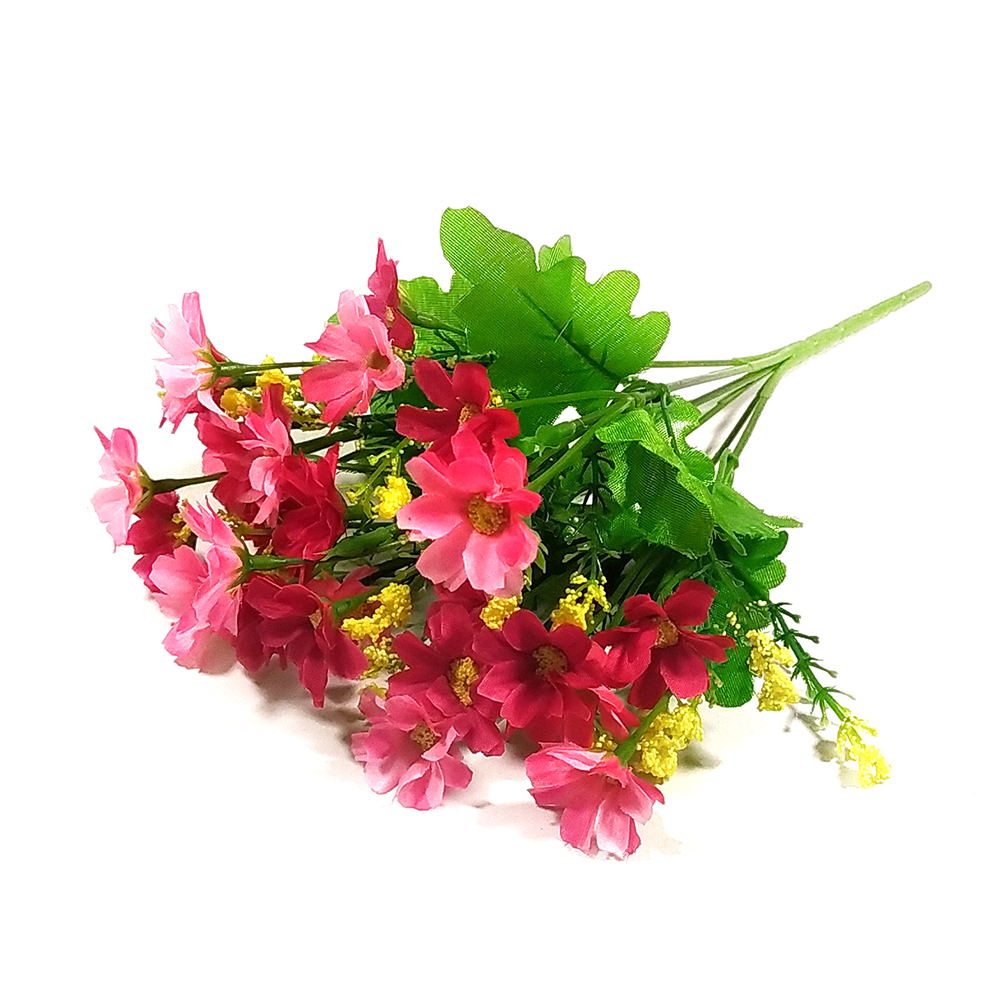 Купить онлайн искусственные цветы. Лютик искусственный букет H-33 см (Розовый)