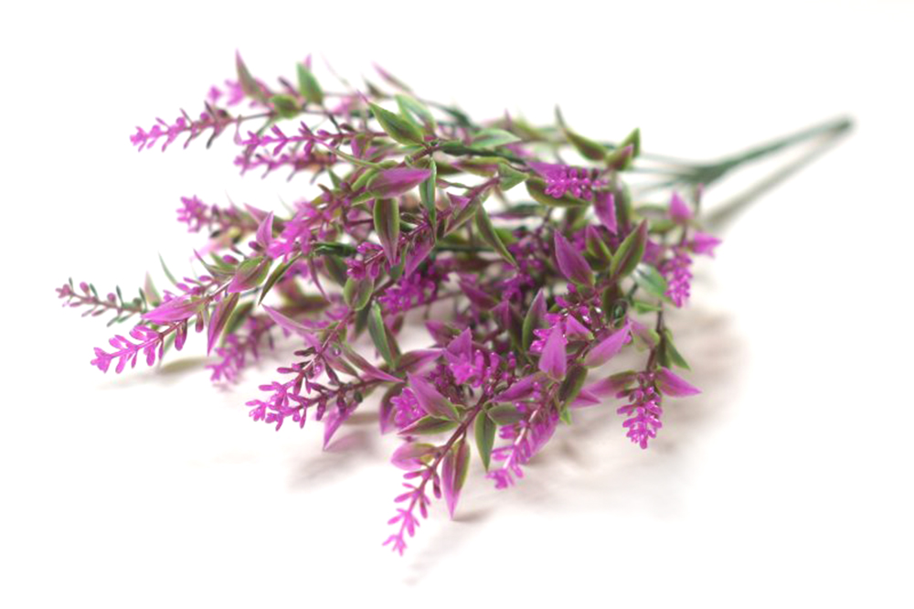 Искусственные цветы на кладбище: Букет искусственный мелкоцвет H-35см фиолетовый
