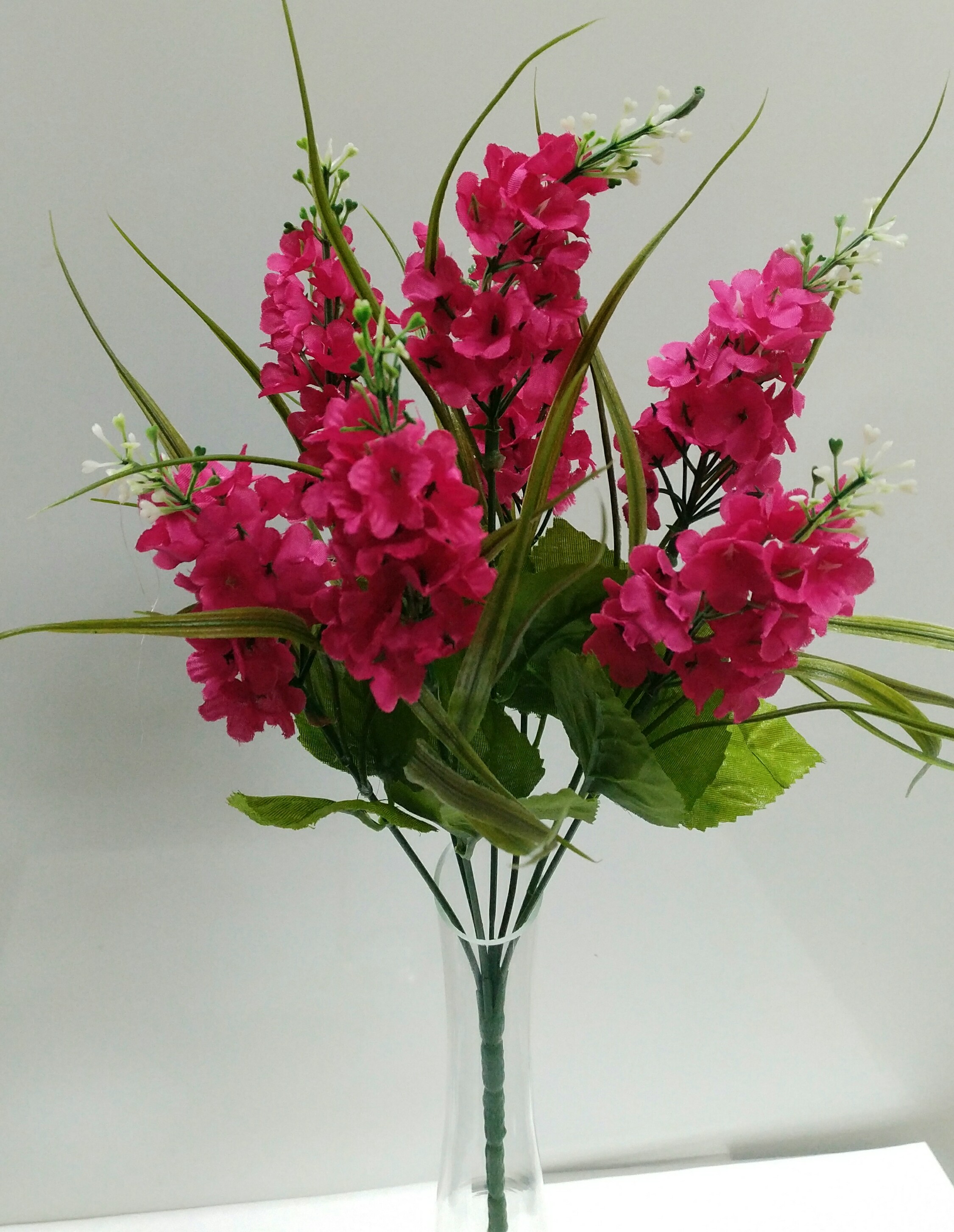Купить искусственные цветы - Букет сирени розовая 7 веток.