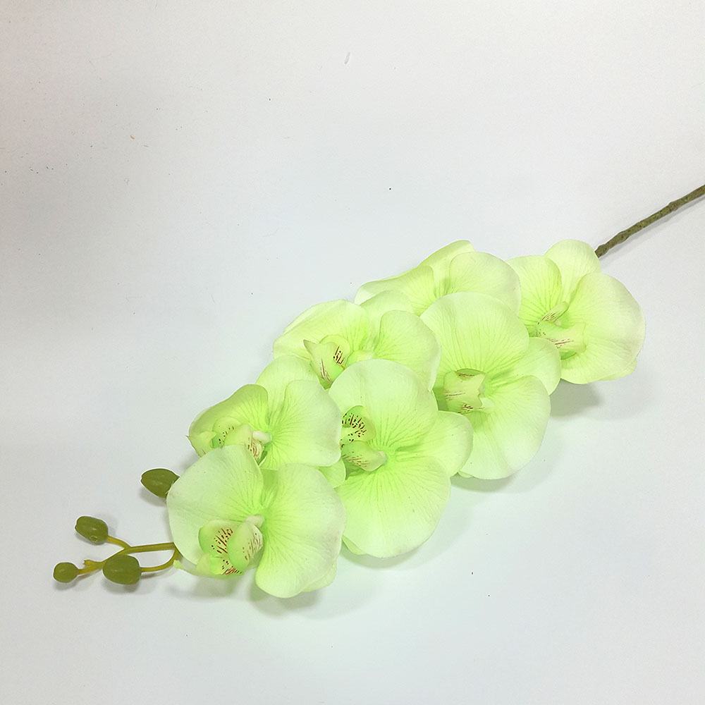 Орхидея ветка "Маквин" H-81см (Зеленая) - Искусственные цветы купить в розницу