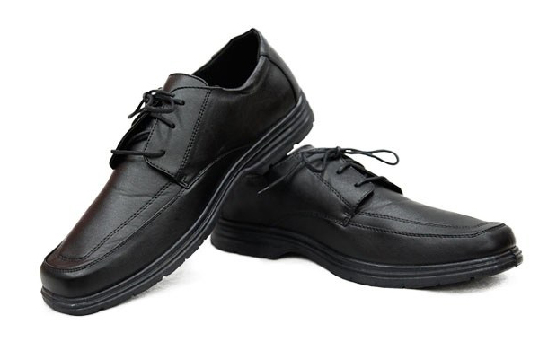 Купить ритуальную обувь - Ботинки мужские из кожзама Арт. РТ-103