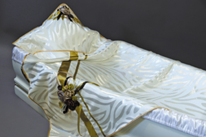 Ритуальный текстиль - постели в гроб, подушки, покрывала